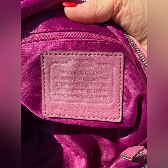 Coach Madison Sophia with Sparkle Leather Pink/Mauve 2012 22563 - Picture 7 of 9